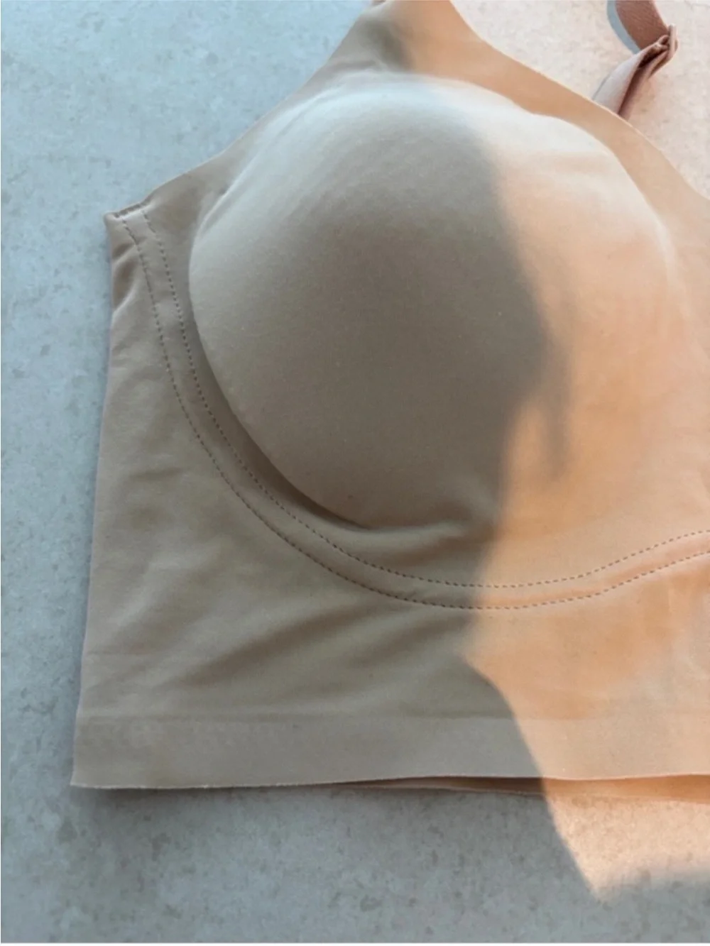 True & Co True Body Loft Contour Bra Nude Dolce Like New XS